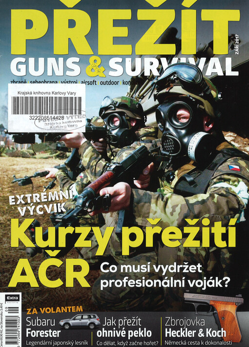 Přežít : guns & survival : zbraně, sebeobrana, výstroj, airsoft, outdoor, kondice
