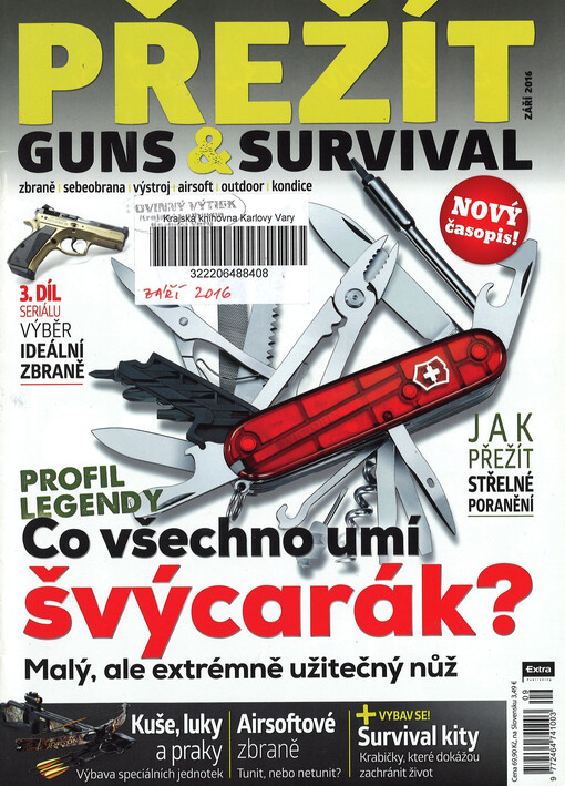 Přežít : guns & survival : zbraně, sebeobrana, výstroj, airsoft, outdoor, kondice