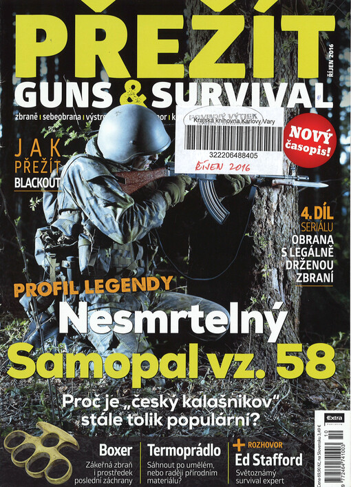 Přežít : guns & survival : zbraně, sebeobrana, výstroj, airsoft, outdoor, kondice