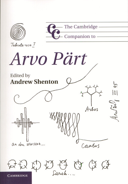 The Cambridge companion to Arvo Pärt