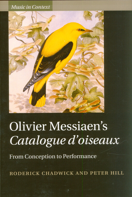 Olivier Messiaen's Catalogue d'oiseaux : from conception to performance