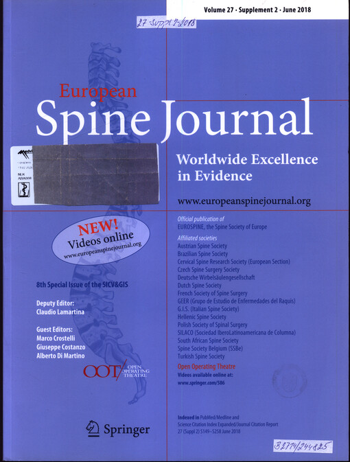 8th special issue of the SICV&GIS