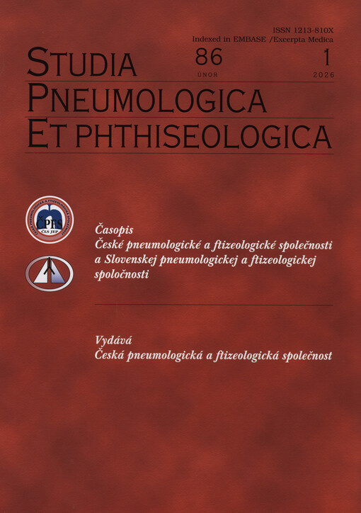 Studia pneumologica et phthiseologica : časopis České pneumologické a ftizeologické společnosti a Slovenskej pneumologickej a ftizeologickej spoločnosti