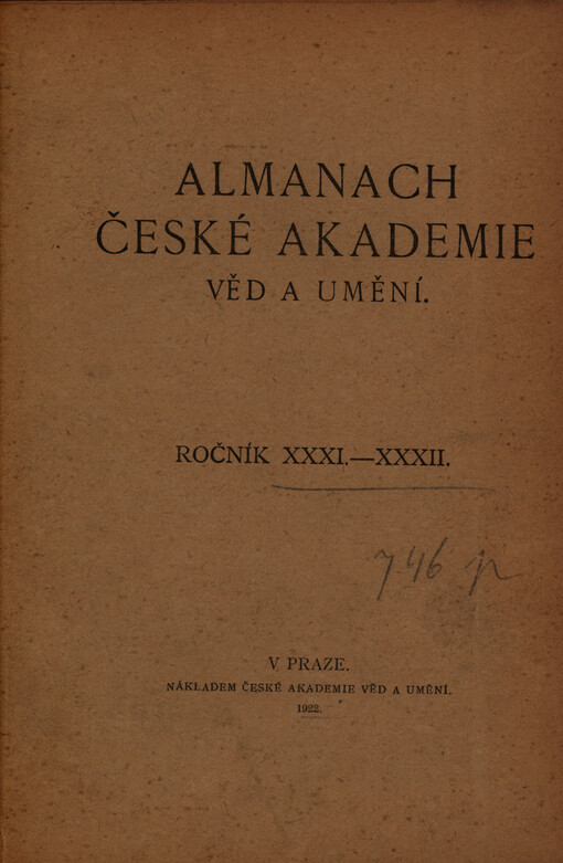 Almanach České akademie věd a umění