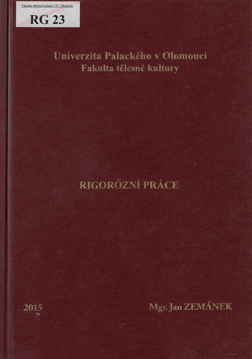 Longitudinální monitorování tělesné výkonnosti příslušníků AČR