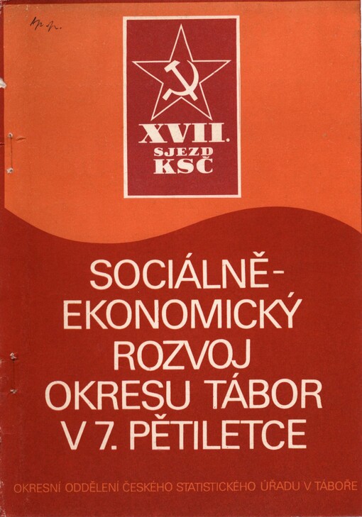 Sociálně-ekonomický rozvoj okresu Tábor v 7. pětiletce