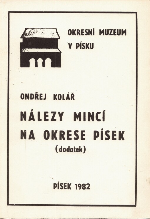Nálezy mincí na okrese Písek: (dodatek)