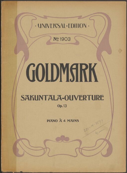 Sakuntala: Ouverture : Op. 13