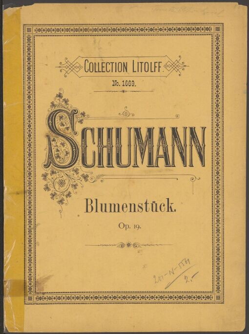 Blumenstück Op. 19 für das Pianoforte