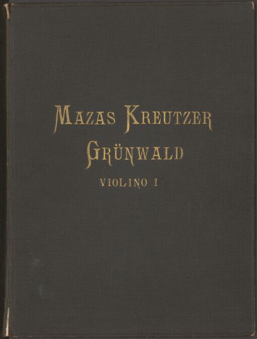 75 etudes mélodiques et progressives pour violon de F. Mazas, Op. 36. 1re Suite. Etudes spéciales