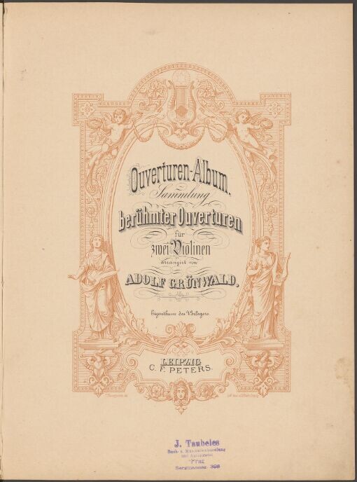 Ouverturen-Album: Sammlung berühmter Ouverturen für zwei Violinen