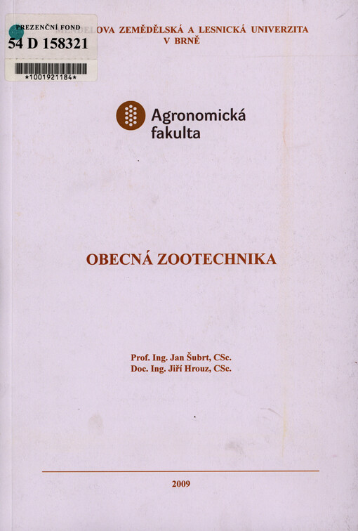 Obecná zootechnika