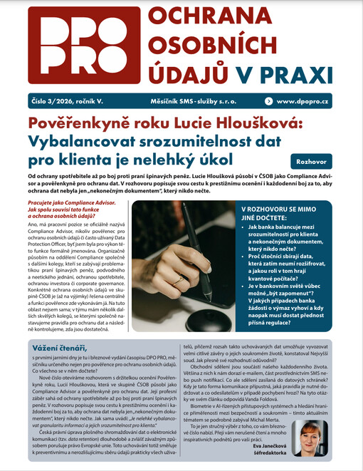 Ochrana osobních údajů v praxi : DPO PRO