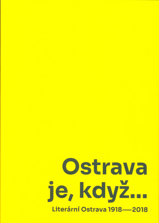 Literární Ostrava 1918-2018