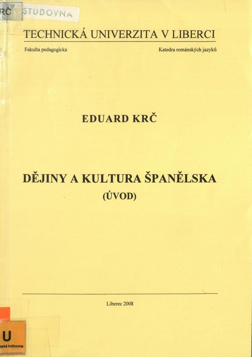 Dějiny a kultura Španělska: (úvod)