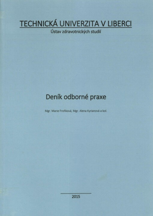 Deník odborné praxe