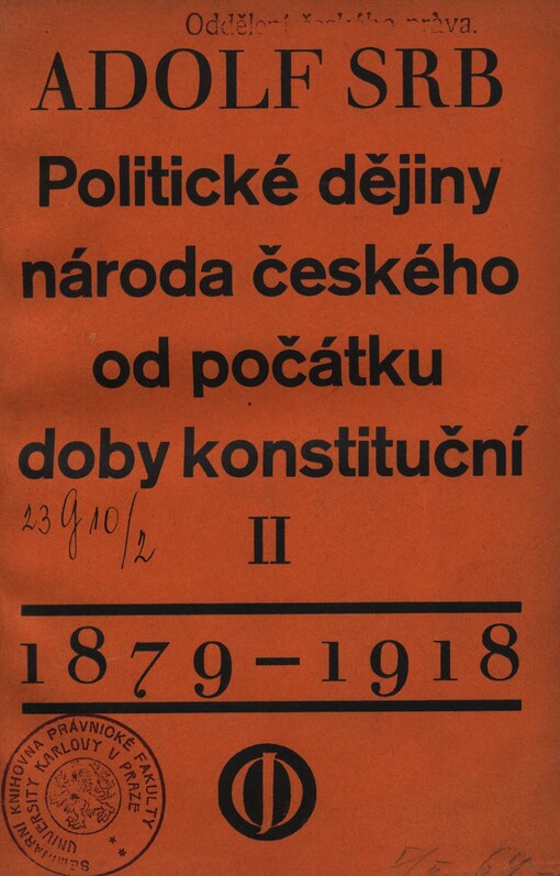 Politické dějiny národa českého od počátku doby konstituční