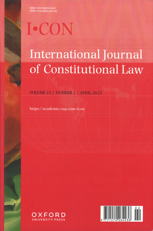 International journal of constitutional law