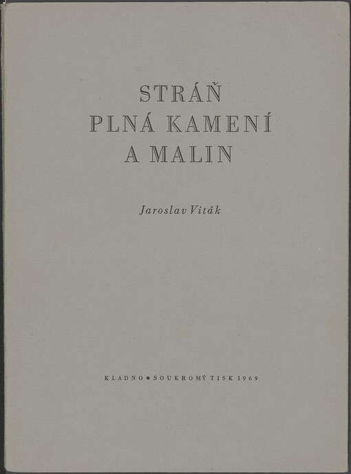 Stráň plná kamení a malin