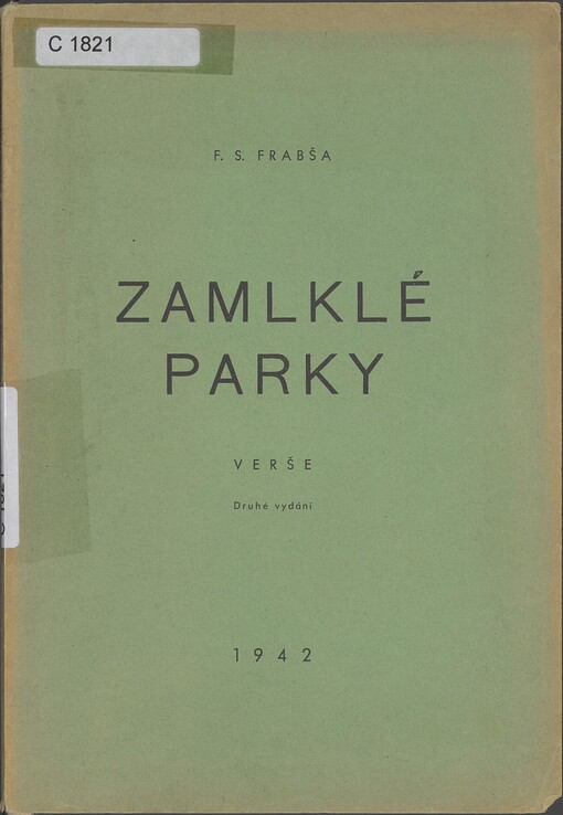 Zamlklé parky: verše