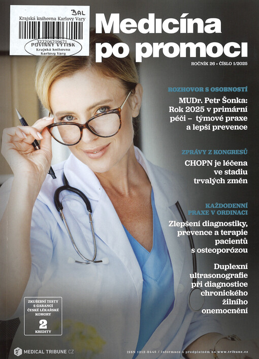 Medicína po promoci = Postgraduate medicine Czech : časopis postgraduálního vzdělávání lékařů