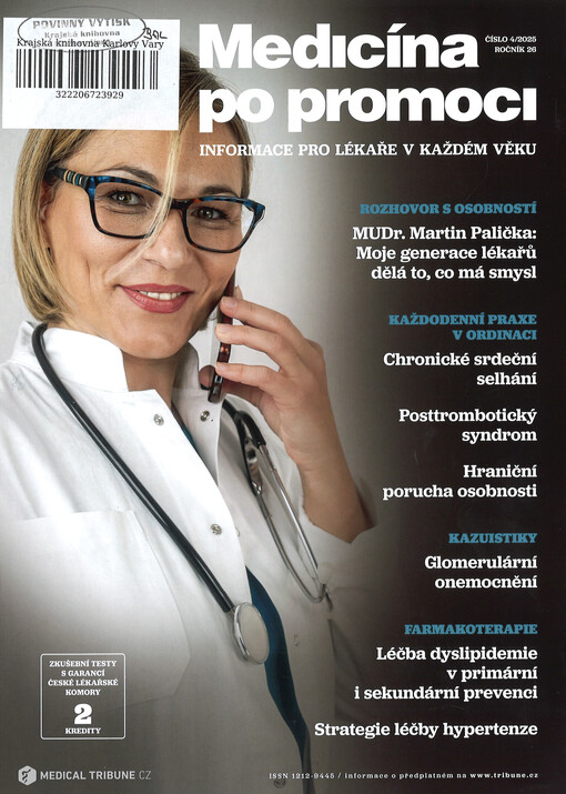 Medicína po promoci = Postgraduate medicine Czech : časopis postgraduálního vzdělávání lékařů