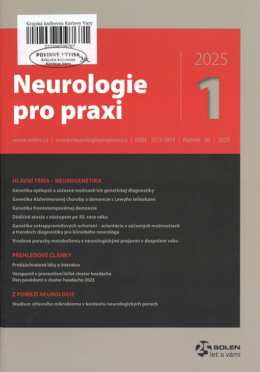 Neurologie pro praxi