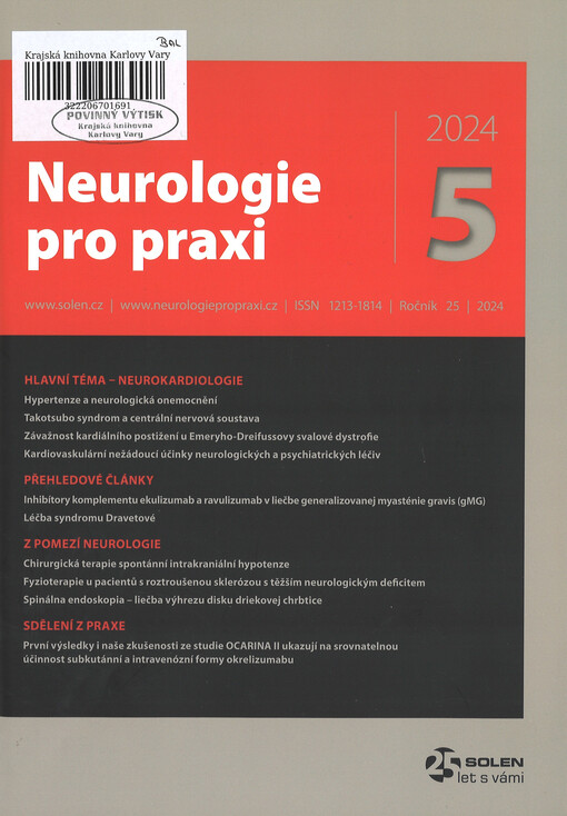 Neurologie pro praxi