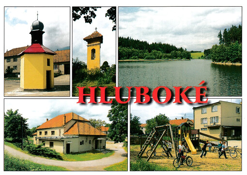 Hluboké : kaple Nejsvětějšího Srdce Ježíšova, boží muka ...