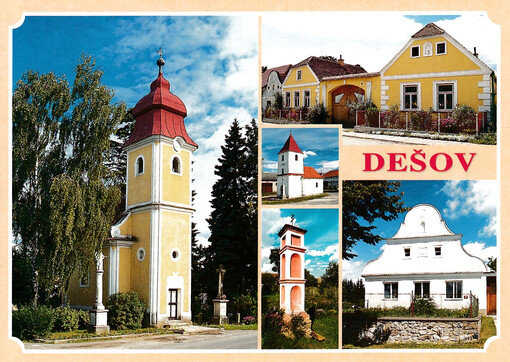 Dešov : kaple P. Marie Bolestné a kaple sv. Josefa, soubor staveb lidové architektury