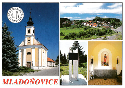 Mladoňovice : kaple sv. Floriana, historická pečeť ...