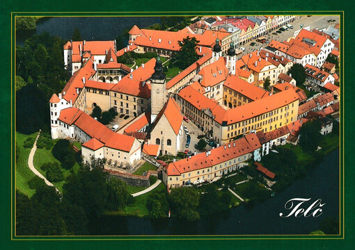 Telč : renesanční zámek, kostel s. Jakuba ...
