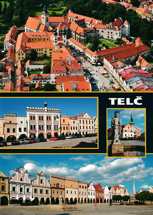 Telč : letecký pohled