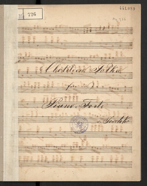 Clotilden Polka: für das Piano Forte