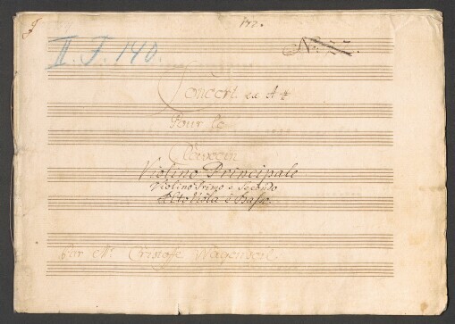 Concerto ex A 7: Pour le Clavecin, 2 Violino, Violino principale, Alto Viola e Basso