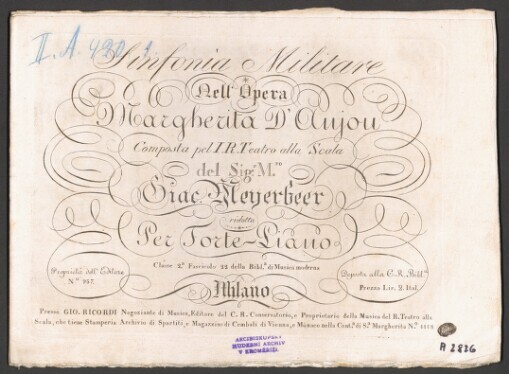 Sinfonia Militare Nell Opera 