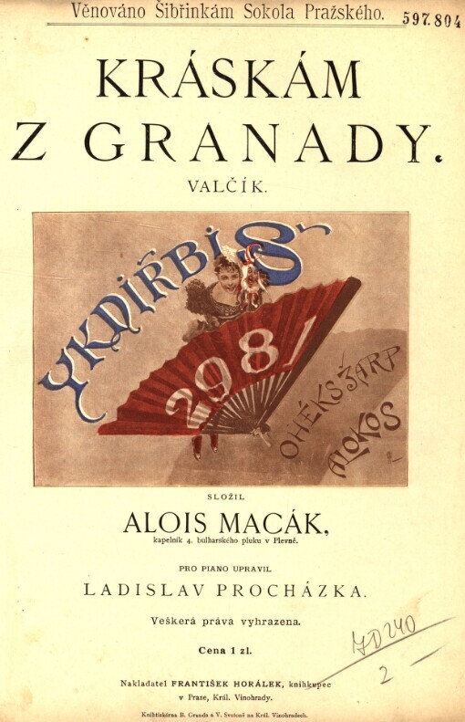 Kráskám z Granady: valčík