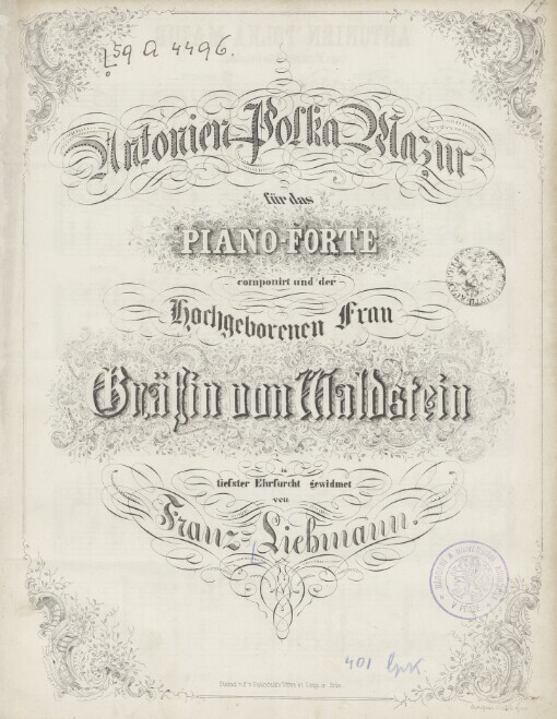 Antonien Polka Mazur für das Piano-Forte