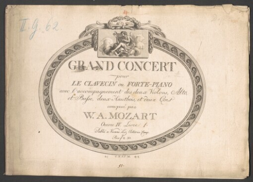 Grand Concert: Pour le Clavecin ou Forte Piano, 2 Violino, Viola, Basso, 2 Oboe, 2 Corno