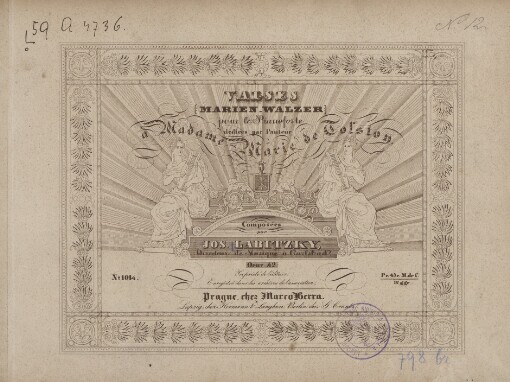 Valses [Marien-Walzer] pour le Pianoforte: Oeuv. 42. op. 42