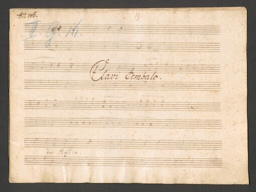 Concerte: Für Clavi Cembalo