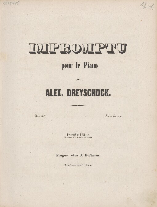 Impromptu pour le piano