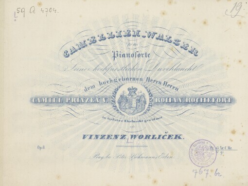 Camellien-Walzer für das Pianoforte: op. 8