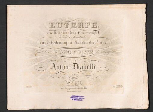 Finale Imo (2te Abtheilung) aus der Oper: Cenerentola (Aschenbrödel): für das Pianoforte, mit Hinweglassung der Worte