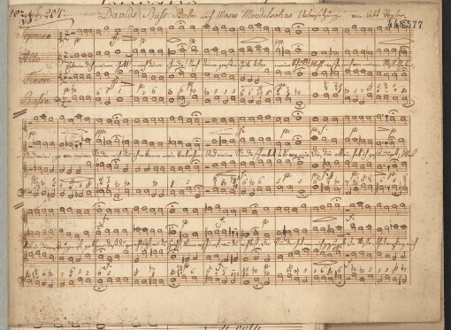 Davids Buss-Psalm: nach Moses Mendelsohns Uebersetzung