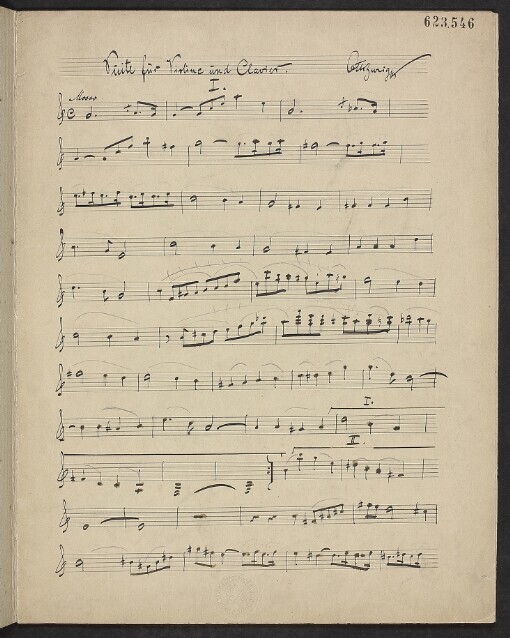 Suite für Violine und Clavier