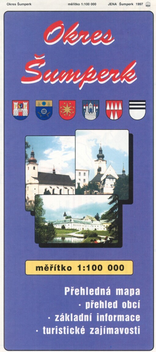 Okres Šumperk: přehledná mapa