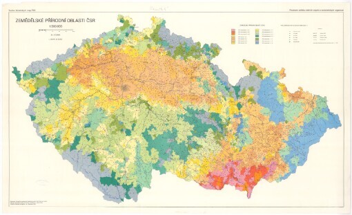 Zemědělské přírodní oblasti ČSR