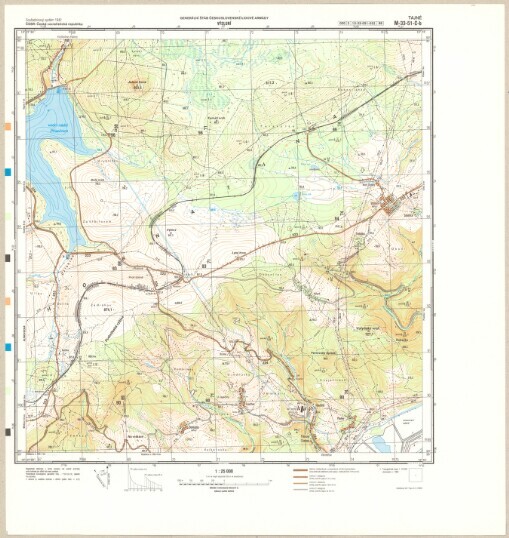 Výsluní: Česká socialistická republika. M-33-51-C-b