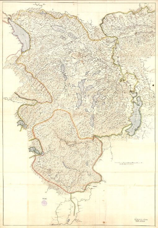 Carte de la Suisse et des Grisons